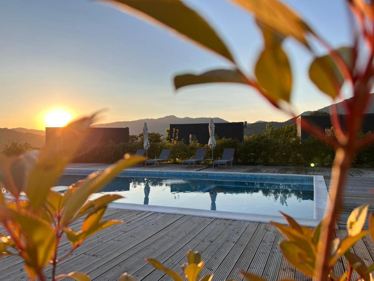Flandra Glamping Hotel Corbeni Bagian luar foto
